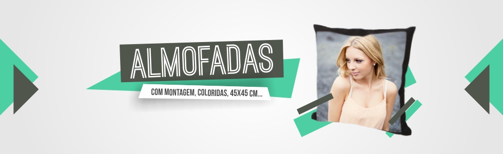 Almofadas personalizadas com foto
